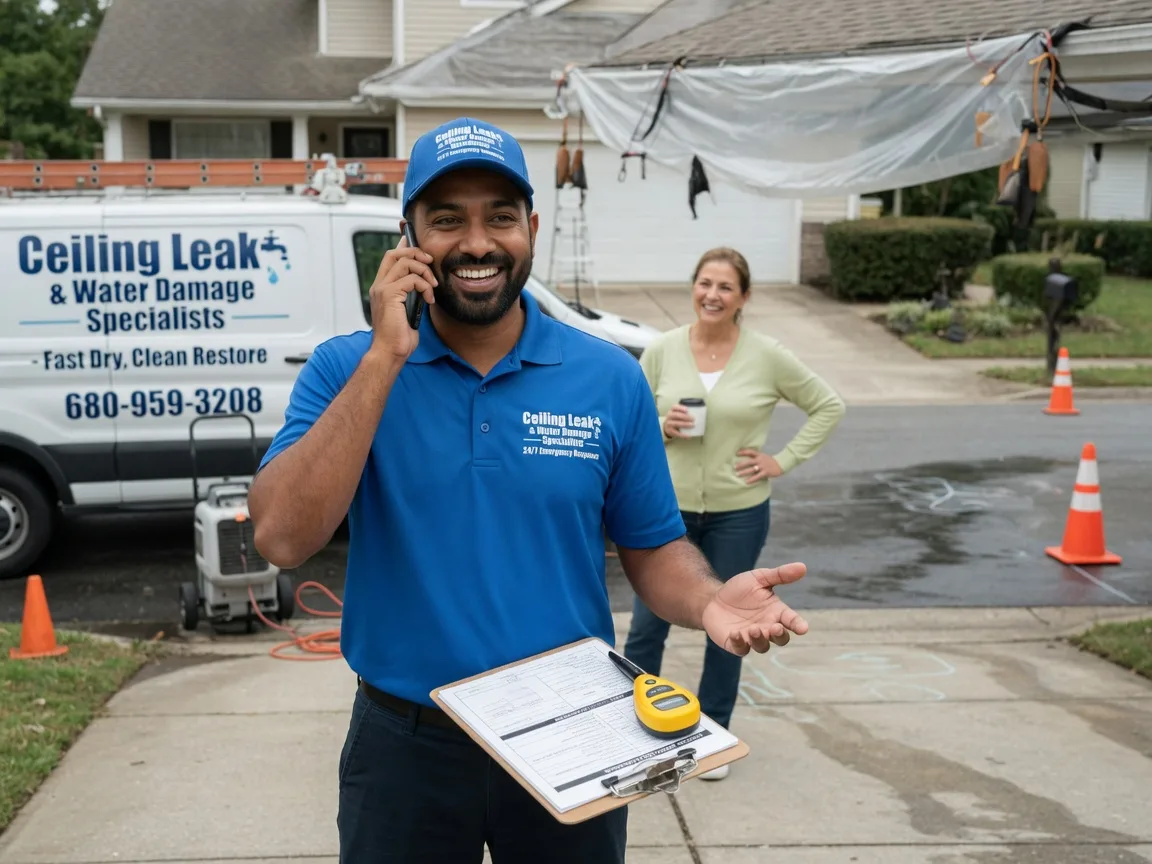 Ceiling Leak Cleanup Fish Creek, WI FAQs